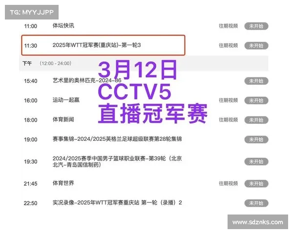 cctv赛事,CCTV赛事频道节目表